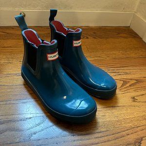 Hunter Teal Rainboot - Size 8 US, 39 EU